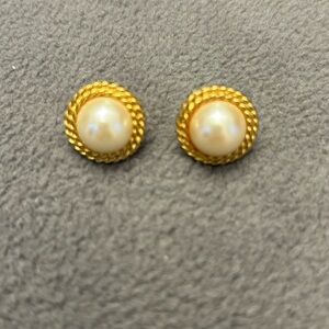 Faux Pearl Earrings